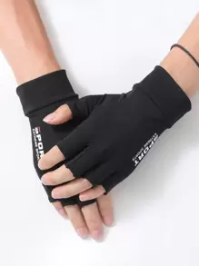 男士字母圖案手套