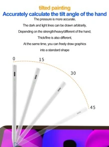 兼容 iPad 的主动式蓝牙磁力触控笔 - 白色 - 查看 4