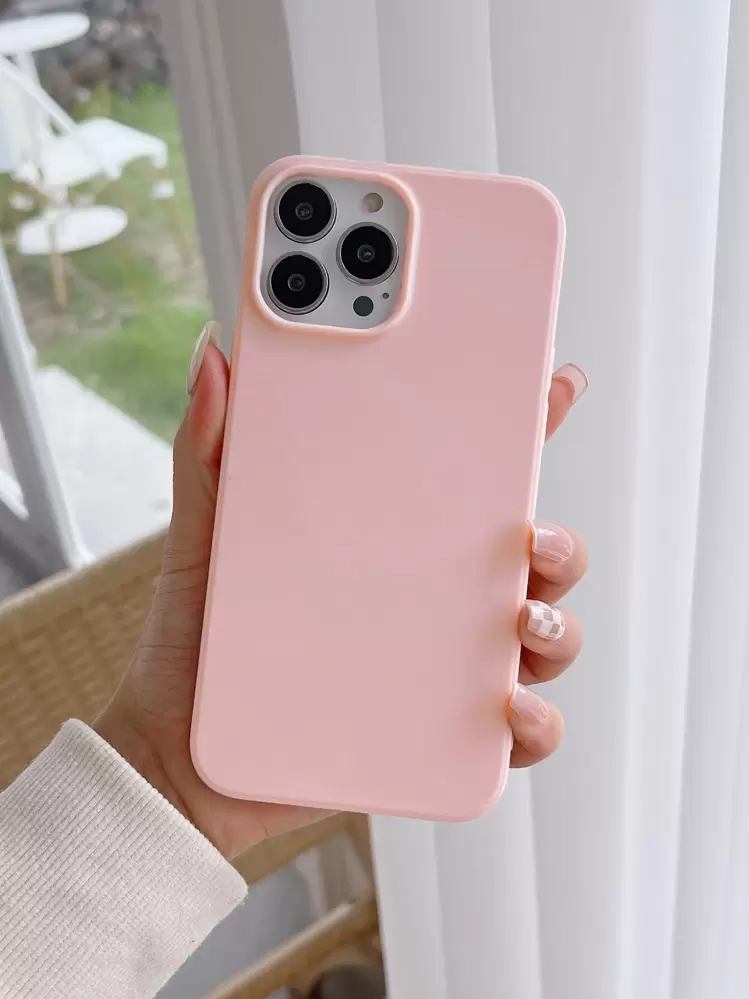 Funda de móvil unicolor - Rosa vieja - Añade 1