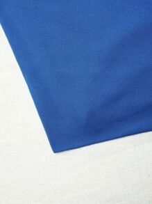 SHEIN Unity 素色緊身吊帶短版上衣 - 藍色 - 查看 5