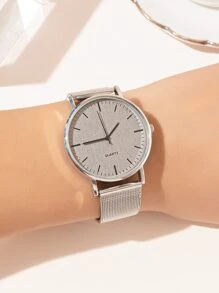 Reloj de cuarzo de puntero redondo simple como regalo para estudiantes que regresan a la escuela