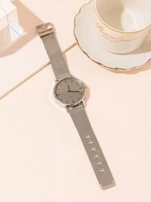 Reloj de cuarzo de puntero redondo simple como regalo para estudiantes que regresan a la escuela
