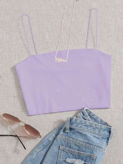 SolidSlimCamiCropTop - SHEIN Best Sellers