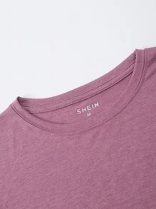 INAWLY Heart Print Tee Graphic Tees Women Tops