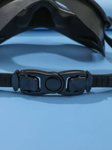 Silicone Swimming Goggles, Beach Essentials, Beach Accessories, Pool Float - Black - View 2