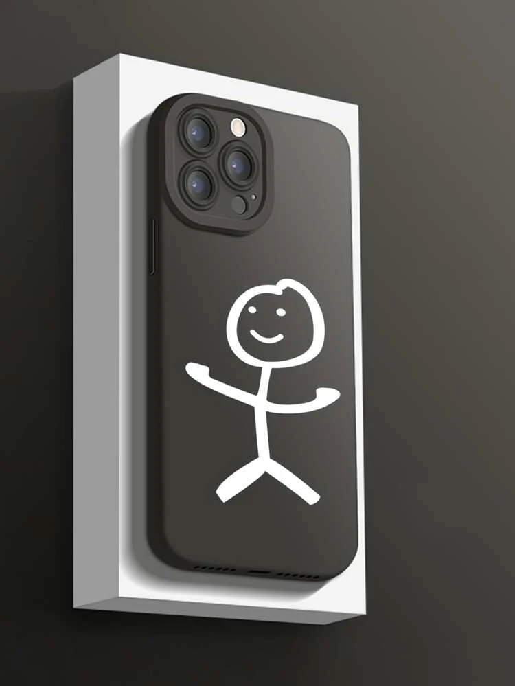 Funny Stick Figure Design Phone Case,International Version, Not The Domestic Version