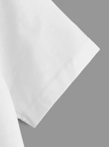 Tops de niños Tropical Frase Casual - Blanco - Ver 4