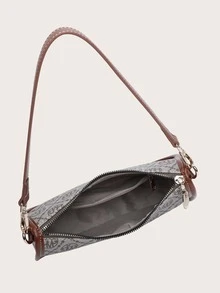 DK DKMG Letter Graphic Contrast Binding Bag - Multicolor - View 4