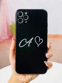 Coque de téléphone portable à lettres