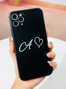 Coque de téléphone portable à lettres