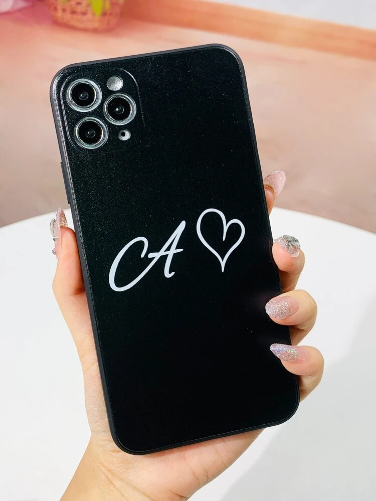 Letter Graphic Phone Case