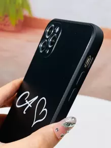 Coque de téléphone portable à lettres