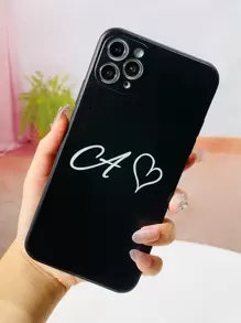 Coque de téléphone portable à lettres