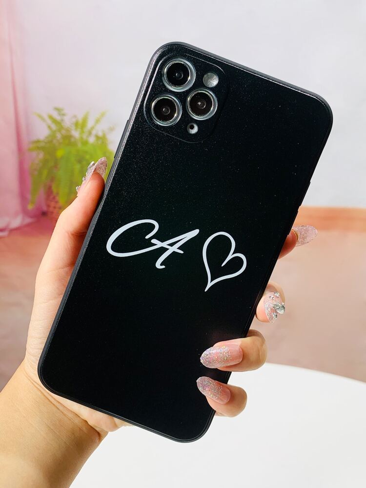 Letter Graphic Phone Case