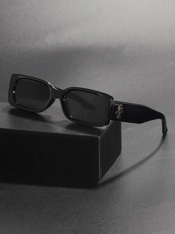 1 نظارة شمسية مربعة كلاسيكية للرجال، نظارات شمسية للكاجوال خاصة في عيد الميلاد والشاطئ، إكسسوارات، عطلة البحر، التنزه الخارجي، السفر