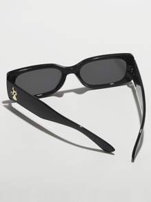 1pc Classic Square Sunglasses For Men, Halloween Casual Sunglasses Sun Glasses Christmas Beach Accessories Sun Glasses Sunglasses Shades For Summer Beach Vacation,Outdoor,Travel