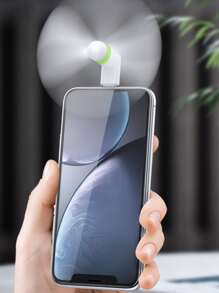 Phone Fan Compatible With iPhone - White - View 2