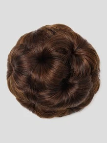 1pc tóc tổng hợp với kẹp - Light Brown - Xem 6