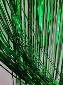 1 件派对背景金属箔流苏金属丝窗帘成人儿童生日派对婚礼装饰婴儿送礼会礼品用品，圣诞节