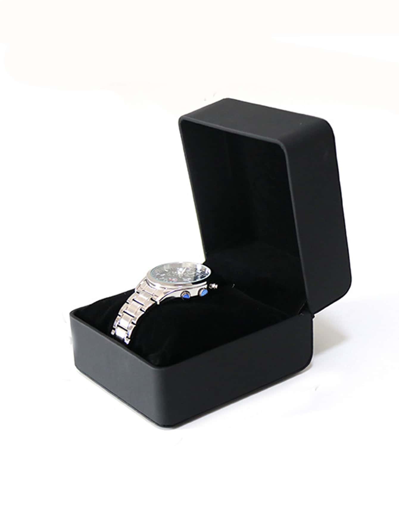 Hộp lưu trữ đồng hồ thường 1pc - màu đen - Xem 1