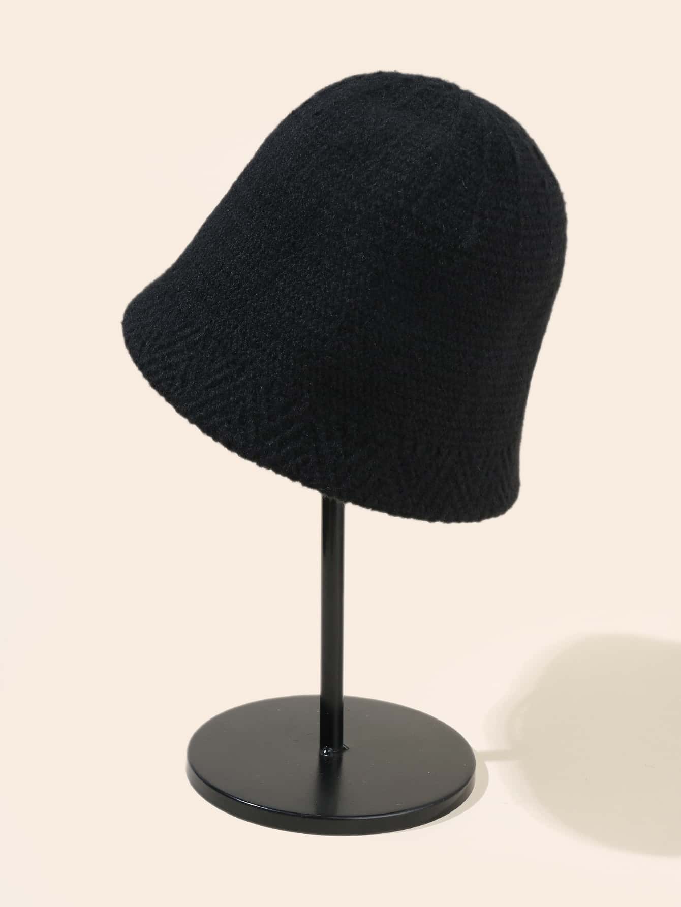 Solid Bucket Hat - Black - View 1
