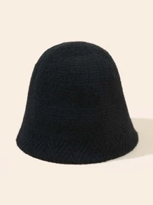 Solid Bucket Hat - Black - View 2