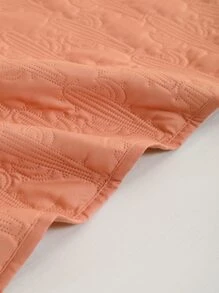 Set colcha simple guateado - Naranja - Ver 6