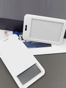 1 pieza Tarjetero minimalista - Blanco - Ver 1