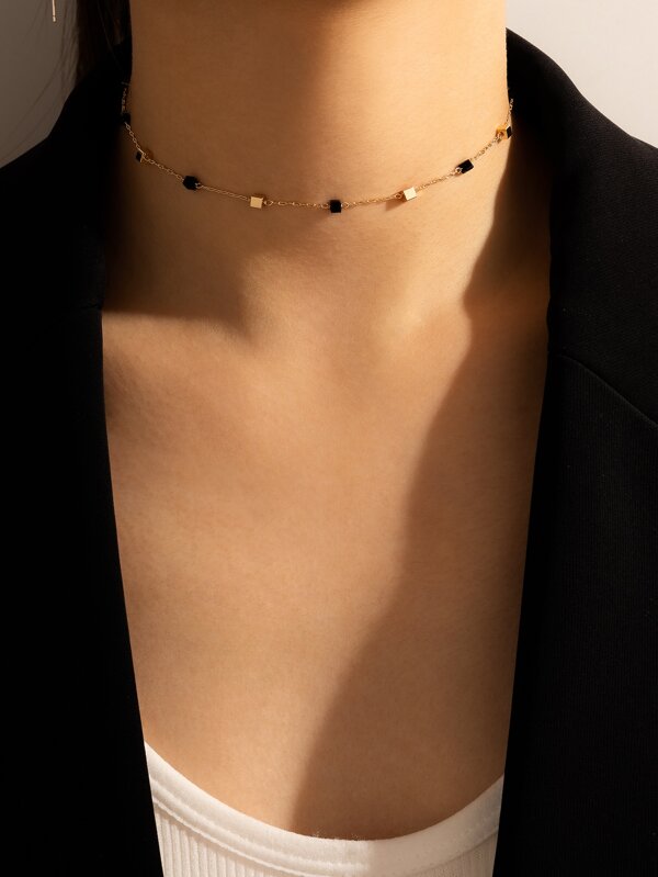 imoli Square Decor Necklace