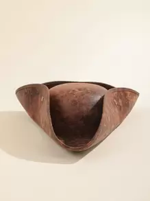 三角形服飾帽 - 咖啡棕 - 查看 1