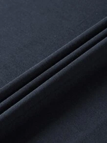 男士汽車和標語圖案T恤 - 藏蓝色 - 查看 3