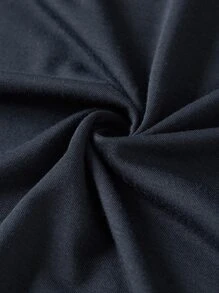 男士汽車和標語圖案T恤 - 藏蓝色 - 查看 4