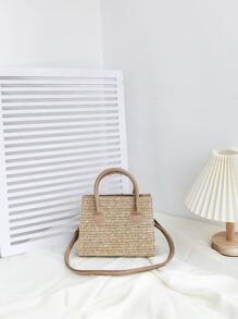 Minimalist Straw Bag