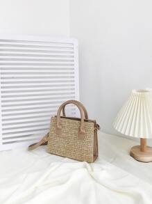 Minimalist Straw Bag