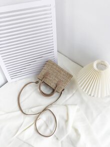 Minimalist Straw Bag