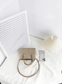 Minimalist Straw Bag
