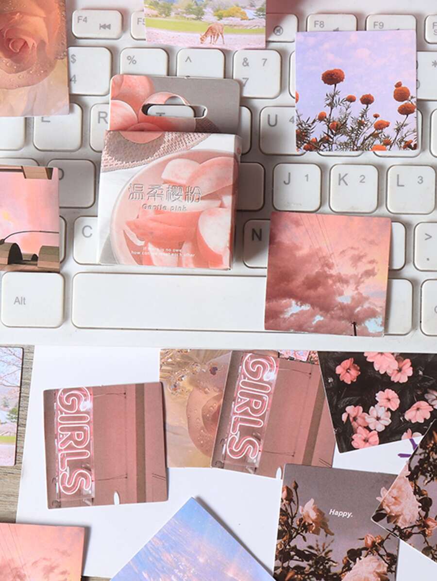 Etori Life 46張景觀圖案隨機貼紙 - 彩色 - 查看 1