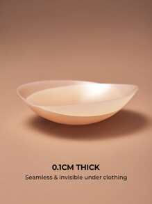 LUVLETTE Reusable Sticky Adhesive Silicone No Show Nipple Covers-A Good Choice For Slim-Fitting T-Shirts - Cinnamon - View 3