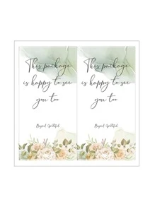 50 miếng Slogan Graphic Gift Sticker - Nhiều màu - Xem 2