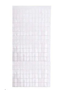1pc Party Decorative Curtain - White - View 1