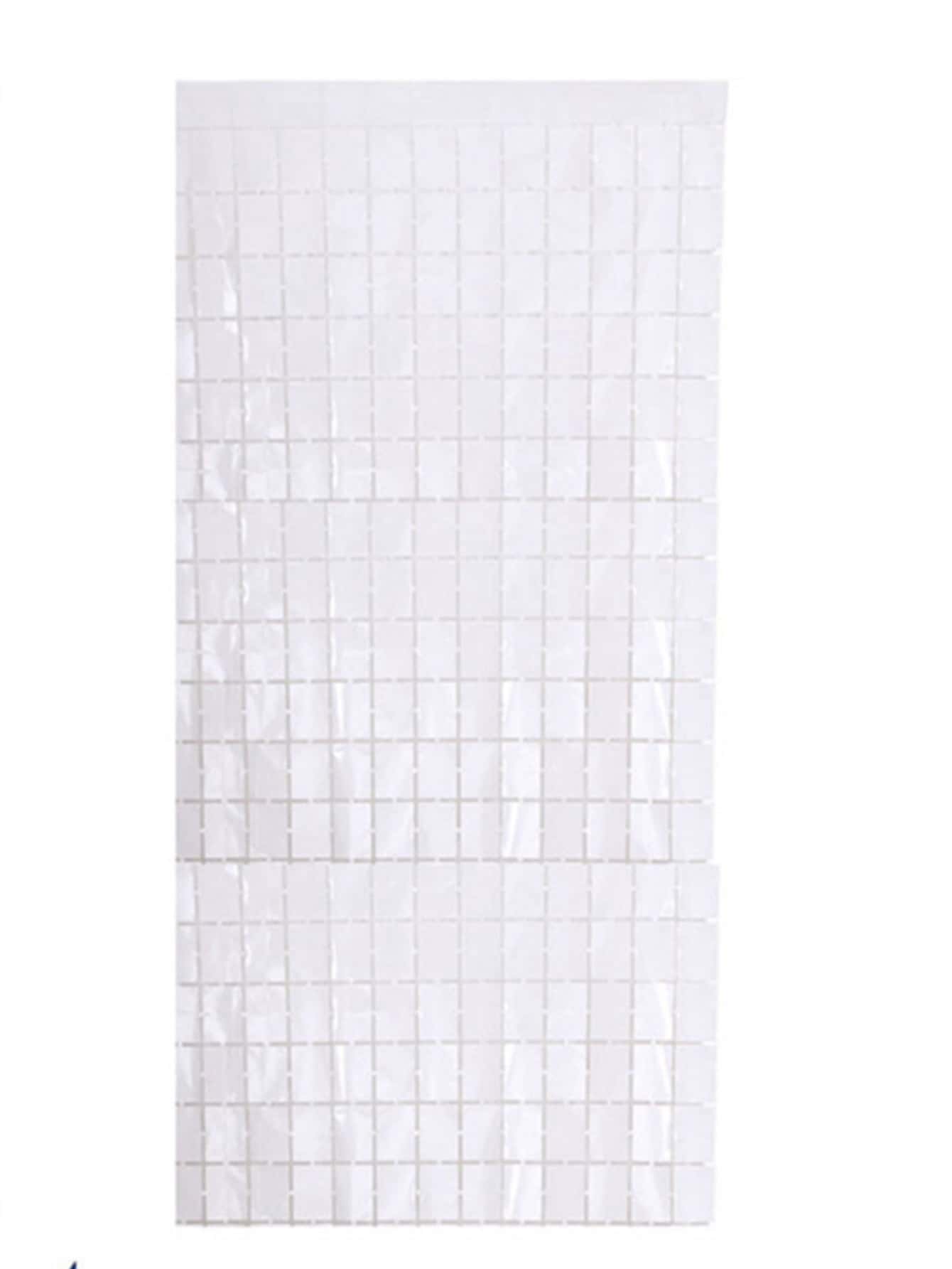 1pc Party Decorative Curtain - White - View 1