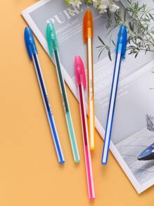 5入組條紋圖案圓珠筆
