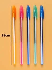 5入組條紋圖案圓珠筆