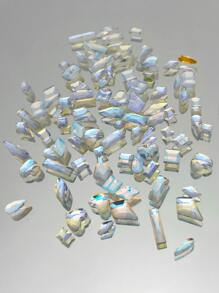 50 piezas Decoraciones de arte de uñas con rhinestones, Dijes de uñas, Gemas de uñas, Suministros para uñas - Multicolor - Ver 2