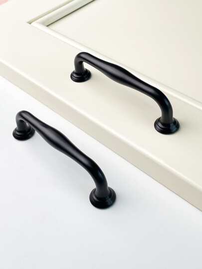 cái/bộ Tay Cầm Ngăn Kéo Bằng Kim Loại, Ngăn Kéo Bằng Hợp Kim Nhôm Tối Giản Kéo Cho Hộ Gia Đình