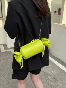 Mini Candy Shape Chain Novelty Bag - Green - View 2