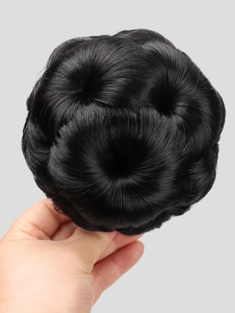 Synthetic Hair Bun With Claw
