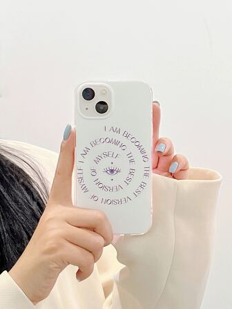 Carolina Cervantes 字母圖案手機外殼