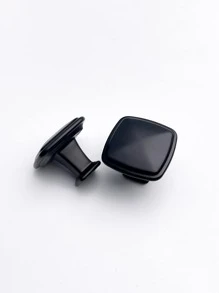 2pcs Solid Color Drawer Knob, Minimalist Aluminum Alloy Drawer Handle For Household - View 3