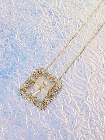 Y2K Strass Dekorativt Spänne Transparent Bälte & Stansverktyg För Kappor Och Klänningar Fest Sommar, Skola Höst, Höst, Halloween